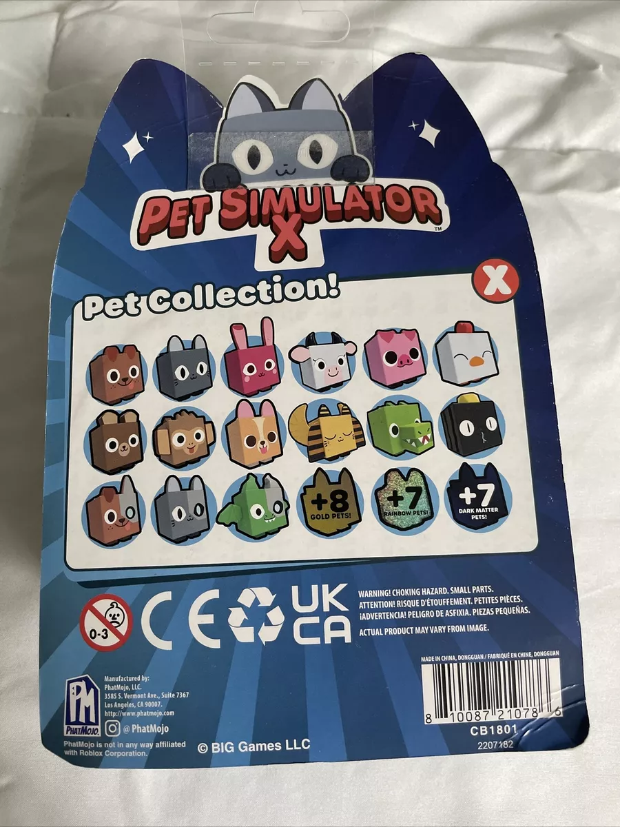 Pet Simulator X Series 1 Big Games 2 Pack Mystery Eggs Rare DLC Code NEW In  Hand