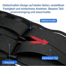 Adjustable Lumbar Support Lower Back Brace Breathable Waist Belt Men Women