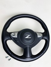 2009-2020 Nissan Fairlady Z Z34 Oem Leather Steering Wheel Genuine 370z Rhd Jdm