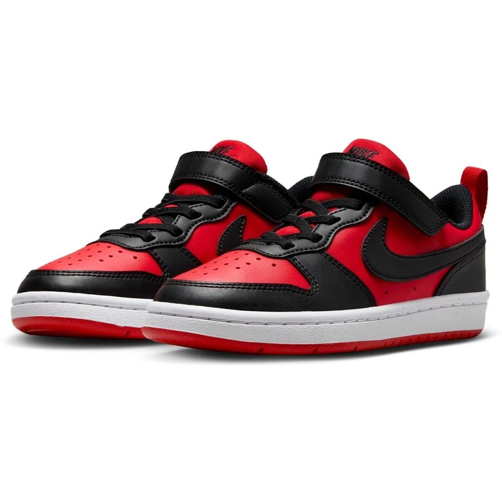Nike Court Borough Low Recraft Shoes Sneaker, Red/Black-White, 13 US Little Kid