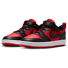 Nike Court Borough Low Recraft Shoes Sneaker, Red/Black-White, 13 US Little Kid