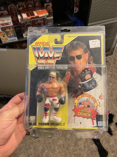 WWE WWF Hasbro Shawn Michaels Series 7 Yellow Card...