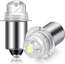 30 Lumen 3-Volt LED Replacement Flashlight Bulbs Torch Bulb with 10 Year Lifespa
