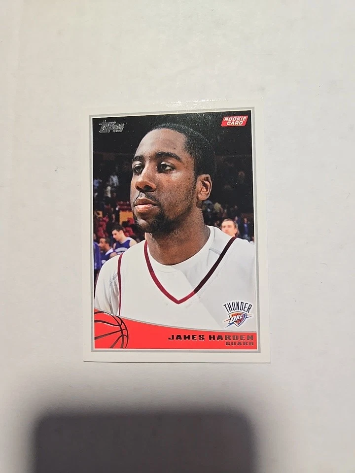 Topps James Harden Basketball Rookie Sports Trading Cards