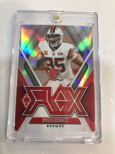 Myles Garrett #F-MGT — 2024 Panini Phoenix Flex football card