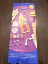 Mondo Llama Paint Your Own Lit Wood Diorama Kit - with paints and brushes