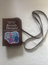 UNIVERSAL Beetlejuice Handbook For Recently Deceased Book Purse Crossbody Bag