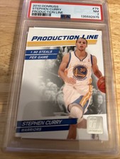 PSA 7 - 2010-11 Donruss Production Line Stephen Curry #/999 2nd Year Card #79 SP