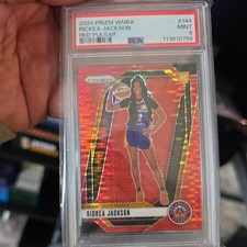 2024 Panini Prizm WNBA Rickea Jackson Rookie Red Pulsar  /299 #144 psa 9