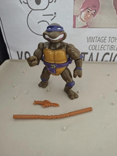 Vintage TMNT Ninja Turtles Figure Storage Shell Don 1990