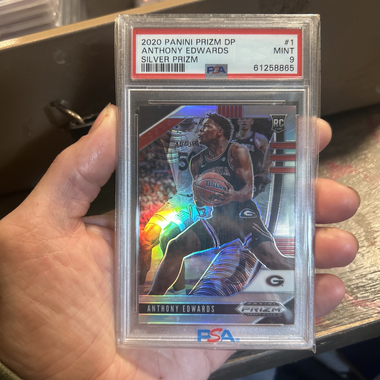 2020-21 Panini Prizm Draft Picks - Anthony Edwards #1 Silver Prizm (RC)