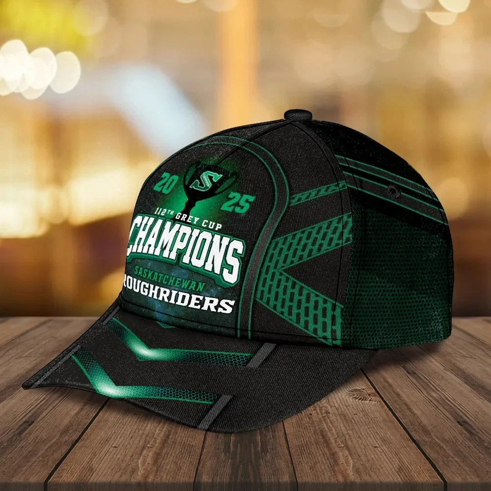 Saskatchewan Roughriders 2025 Grey Cup Champions Classic Cap