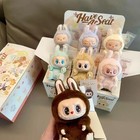 Labubu The Monsters Exciting Macaron Plush Dolls Toy Keychain Blind Box