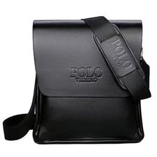 The leisure business single shoulder bag Polo vertical bag man trend inclined