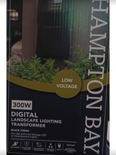 Hampton Bay 300W Digital Low Voltage Landscape Lighting Transformer, Black