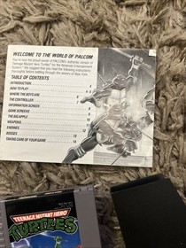 Teenage Mutant Hero Turtles Nintendo NES PAL Palcom Ninja Turtles With Sleeve