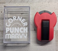 Marvy Corner Punch CR-S Scrapbooking Paper Craft Tool Red Made in China
