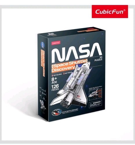 Nasa: Space Shuttle Discovery 3D-Puzzle, 126 Teile - Cubic Fun 8+ Alter Neu - Bild 2 von 10