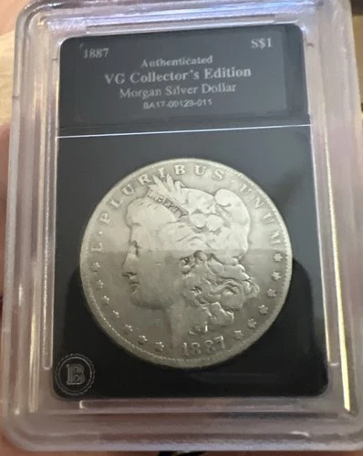 1887 Morgan Silver Dollar VG