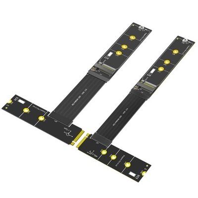 Two Direction M.2 NVME Adapters 20cm Flexible Circuit Board Ssds Connectors