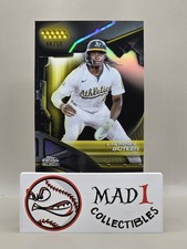 2026 Topps Chrome Black Lawrence Butler 44/50 Gold Refractor Card #195