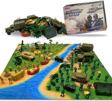 Army Men Toys Large Battle Playset-Set Includes Army Men Action Figures, Militar