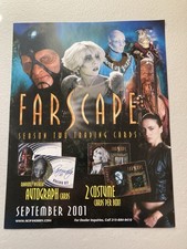 Rittenhouse Archives Farscape Season 2 Sell Sheet 8 1/2 X 11 Mini Poster