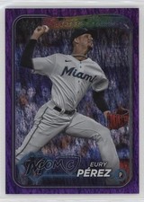 2024 Topps Series 1 Future Stars Purple Holofoil /799 Eury Perez Pérez #197 gh4