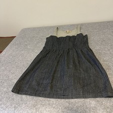 Vintage Wet Seal Minidress Jumper Babydoll School Y2K Denim Sz L
