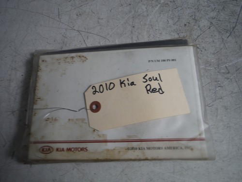 2010 Kia Soul Owner's Manual Consumer Handbook Guide OEM 2010-2013 - Picture 8 of 8