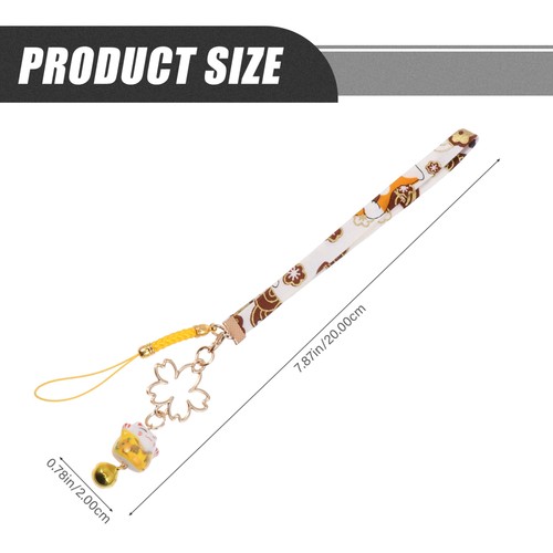2 Pcs Lucky Cat Handykette Fräulein Lanyard Glückliche Feng-Shui-Katze - 第 2/12 張圖片
