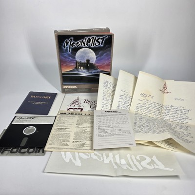 Infocom Moonmist Video Game Interactive Fiction IBM 5.25 PC 1986 Complete CIB