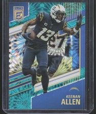 2022 Donruss #94 Keenen Aller Elite Series Teal Fireworks /25