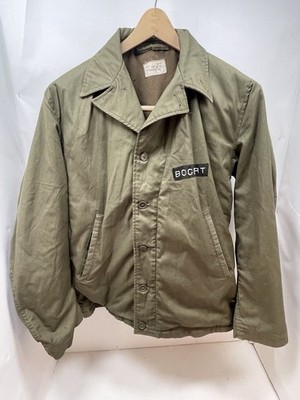 PX U.S.N. ベージュ ミリタリージャケット WWII USN N-4 Deck Jacket Size 36 1944 Navy Contract NXSX 83893 | eBay