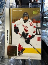 2023 Upper Deck High Gloss Sarah Nurse Team Canada Juniors Gold PWHL 5/10