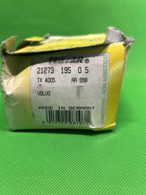 NOS OEM Textar Brake Pad Set For Volvo