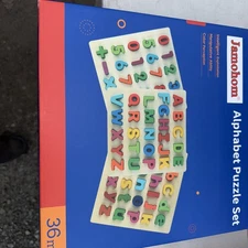 Jamohom Alphabet Puzzle Set