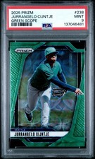 2025 Prizm Jurrangelo Cijntje Green Scope #238 PSA 9 Mint Mariners 44/75