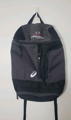 ASICS Team X-Over Backpack Steel Grey Black Athletic Sports Volleyball Gym Bag