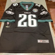 Philadelphia Eagle Saquon Barkley Black Jersey X Large Pick Your Patch