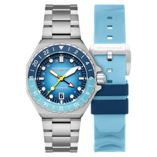 Dumas GMT Automatic Blue/Stainless Steel Blue...