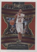 2019-20 Panini Select Concourse Red Prizm 118/199 Darius Garland #10 6fs