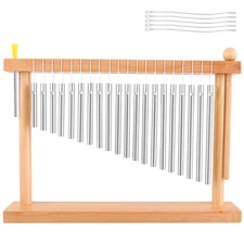 EASTROCK 20 Note Chime Table Wind Chime Bar Percussion Instrument Single Row ...