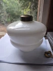 Vintage Milk Glass Hanging Bracket Oil Kerosene Lamp Font part table