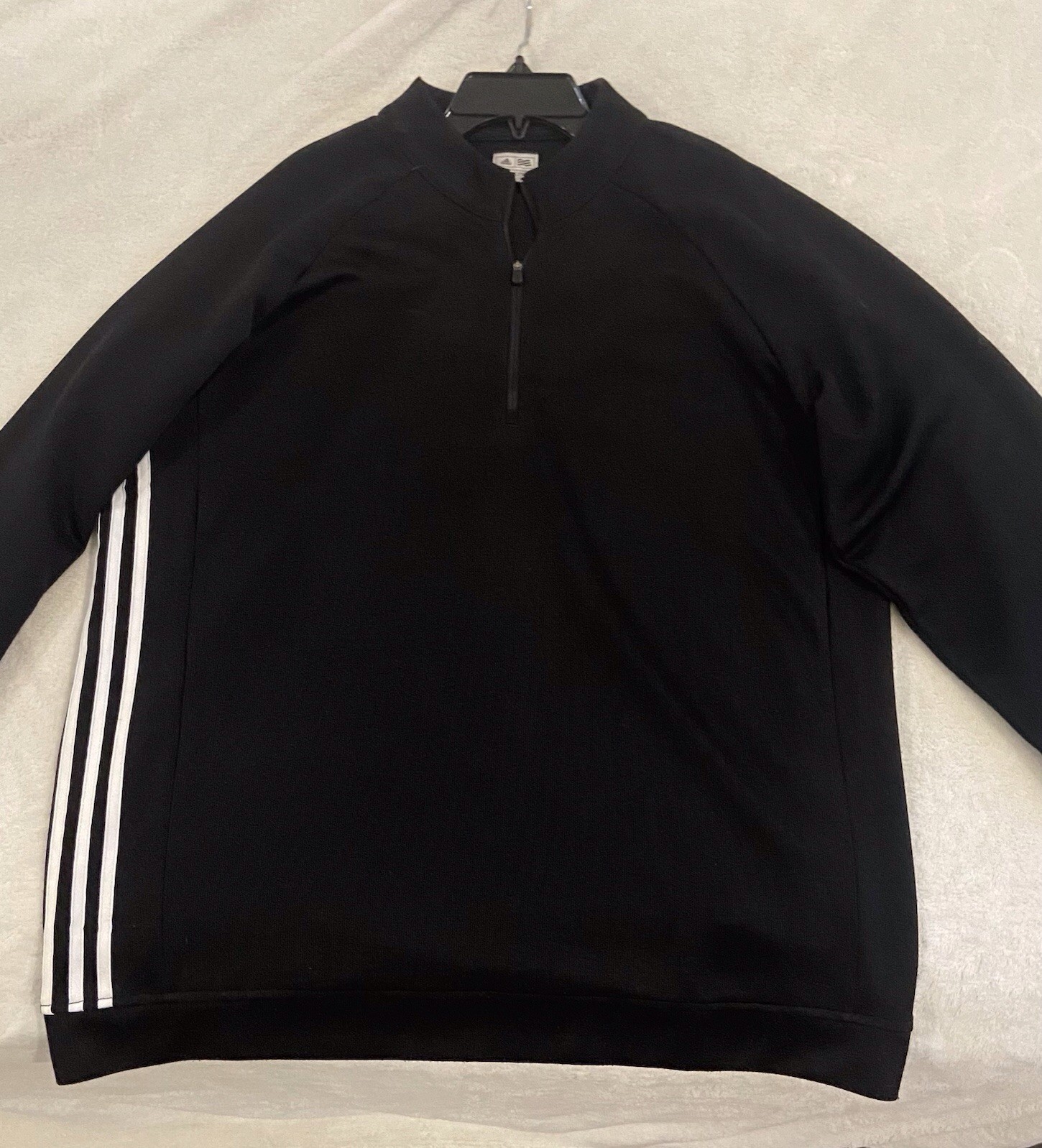 Adidas Half Zip Pullover Black Extra Large XL Men… - image 1