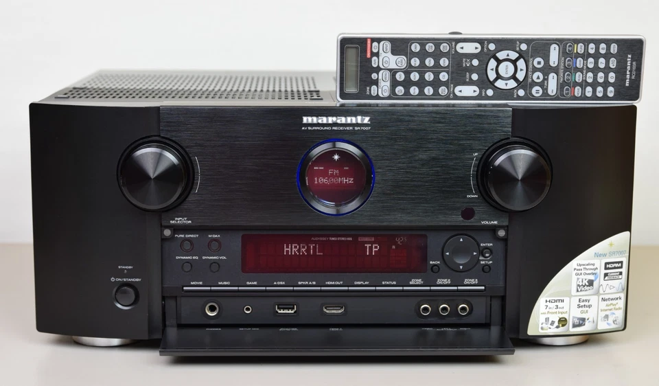 MARANTZ SR-7007 AV REICEIVER 3D DOLBY DTS-HD TRUE HD HDMI SEHR GUTER ZUSTAND - Bild 3 von 4