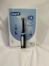 Oral-B iO Series 3 Luxe Rechargeable Electric Toothbrush - Matte Black - NEW,