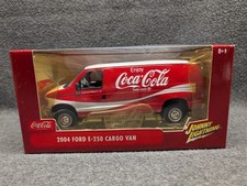 2005 COCA COLA  2004 Ford E-250 cargo van 1:24 die cast jOHNNY LIGHTNING