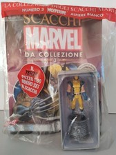 SCACCHI MARVEL DA COLLEZIONE N° 3 WOLVERINE BLISTER STATUETTA FASCICOLO POSTER