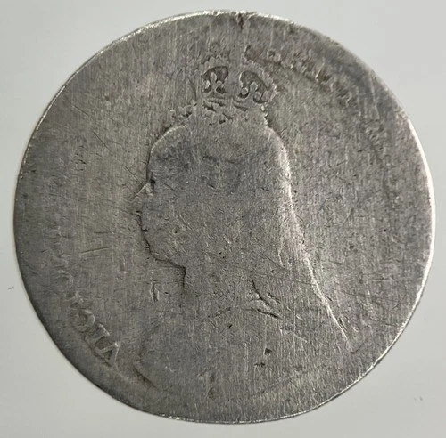 1891 Victoria Threepence — photo from another recent sale